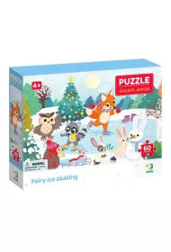 Puzzle 60 el. Pory roku. Zabawa na �y�wach Dodo