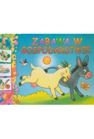 Zabawa w gospodarstwie (malowanka z naklejkami)