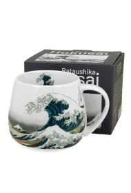 Duo Sp. z o.o. Porcelanowy kubek baryka Hokusai The Great Wave 430 ml