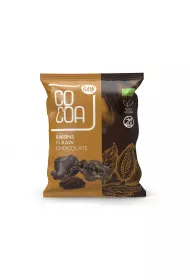 Cocoa Rodzynki w surowej czekoladzie 70 g Bio