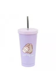 Violet Kubek 500ml Pusheen metalowy z rurk� VM03