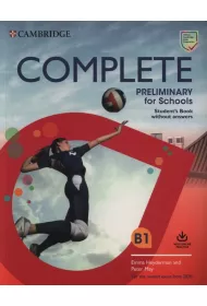 Complete Preliminary for Schools B1. Student's Book without answers with Online Practice