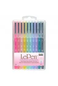 Cienkopisy Le Pen Pastel 10 kolorw