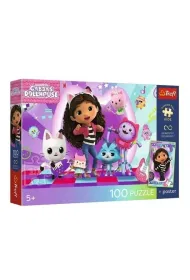 Puzzle 100el Premium Kolorowy koci �wiat TREFL  16551