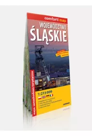 Wojew�dztwo �l�skie laminowana mapa samochodowo-turystyczna