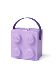 Lunchbox klocek LEGO z r�czk� Fioletowy