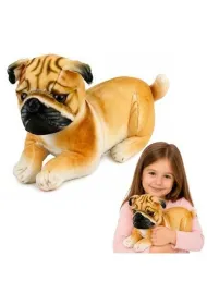 Mops pluszowy 25cm LeanToys