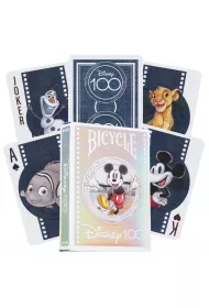 Bicycle Disney 100 Year Anniversary, karty do gry, wielokolorowe