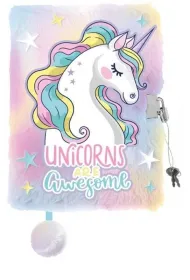 St. Majewski Pami�tnik z k��dk� A5 w�ochacz Rainbow Unicorn 96 kartek