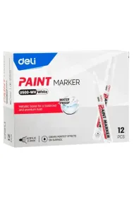 DELI marker olejowy 2mm bia�y