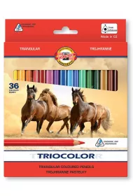 Koh-I-Noor Kredki Triocolor 3145 36 szt.
