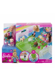 Barbie Dreamhouse Adventures - Zestaw Boisko do Pi�ki no�nej + Lalka Chelsea Mattel