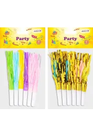 Aliga Gwizdek pastelowy lub metalizowany 6 szt MIX