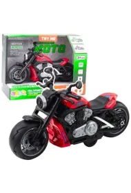 Motocykl na baterie czerwony