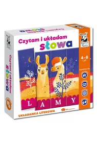 Kapitan Nauka. Czytam i ukadam sowa. Ukadanka literowa Edgard