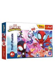 Puzzle 60 el. Bohaterska przygoda Trefl