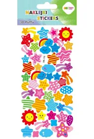 Happy Color Naklejki 3D PUFFY-Sky Stars 9.5x22 cm