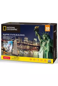 Puzzle 3D 66 el. National Geographic Empire State Building Cubic Fun