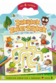 Zaktek zwierztek dla 4-latkw zeszyt 1