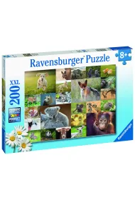 Puzzle dla dzieci 200 el. Zwierz�tka Ravensburger