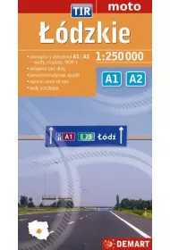 ��dzkie TIR 1:250 000 Mapa dla zawodowc�w