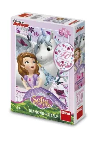 Puzzle 200 el. z diamencikami Ksi�niczki Zosia Dino Toys