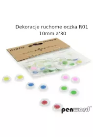 Polsirhurt Dekoracje Ruchome oczka R01 10 mm