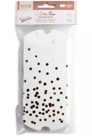 Happy Color Pude�ka na prezenty Golden Dots, 15x8cm, 5 sztuk