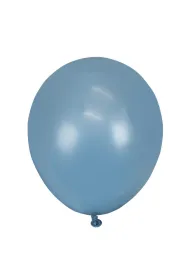 Balony pastelowe jednokolorowe niebieski 10 szt