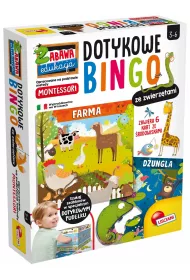 Montessori Plus. Dotykowe bingo ze zwierztami Lisciani
