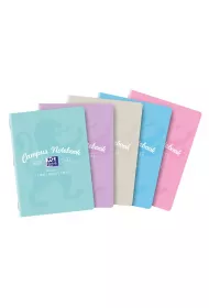 Oxford Zeszyt A5 Campus Pastel linia 60 kartek 5 szt.