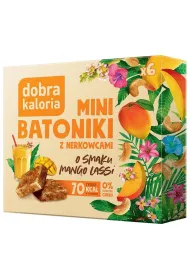 Dobra Kaloria Batoniki mini z nerkowc�w o smaku mango lassi 6 x 17 g