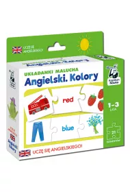 Puzzle Kapitan Nauka. Ukadanki malucha. Angielski. Kolory 1-3 lata Edgard
