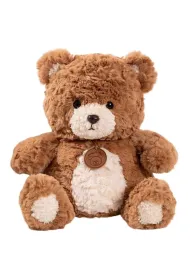 Mi� pluszowy z medalionem br�zowy 25cm LeanToys