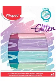 Maped Zakre�lacz Fluo Peps pastel/brokat 4 kolory