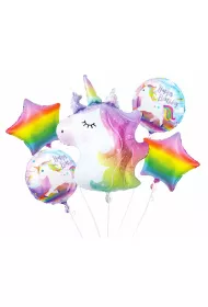 Godan Balony foliowe zestaw Jednoro�ec 5 szt.