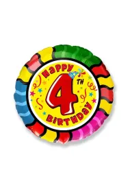 Balon foliowy Happy Birthday 45cm