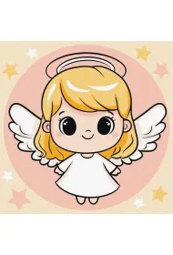 Malowanie po numerach - �wi�ty Anio�ek Kids 25x25cm Ideyka