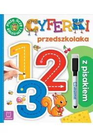 1, 2, 3. Cyferki przedszkolaka z pisakiem. Pisz�, licz� i zmazuj�