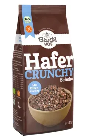 Bauck Hof Crunchy owsiane kakaowe bezglutenowe 325 g Bio