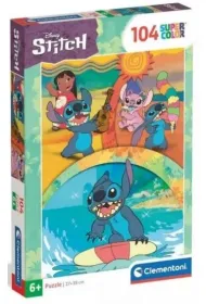 Puzzle 104 el. SuperColor. Stitch Clementoni