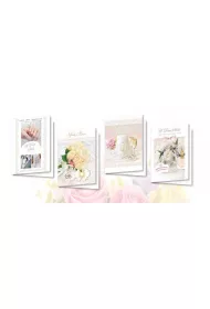 Top Graphic Karnet B6 z nalepkami �lub (10 szt)