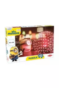 Puzzle 100 el. Minionki audience czerwona Tactic