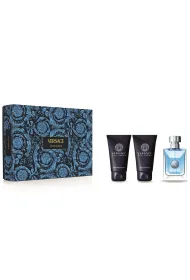 Versace Zestaw Pour Homme Woda toaletowa + Szampon do wosw + Balsam po goleniu 50 ml