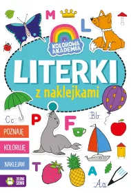 Literki z naklejkami. Kolorowa Akademia