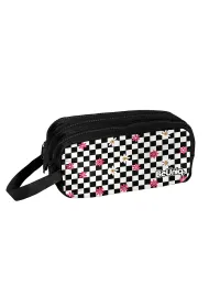 Pi�rnik saszetka w kratk�-kwiatki BeUniq BU26RK-057