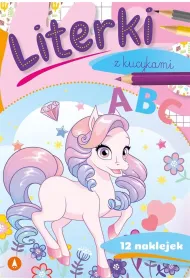 Ksi��ka edu. B5 Literki z kucykami  Naklejki SKRZAT 072181 SK