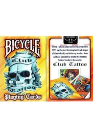 Karty do gry Bicycle Tattoo Club V2 Orange Quint