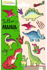 Tatua�e zmywalne Dinozaury Avenue Mandarine
