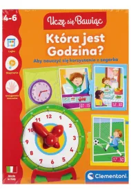 Kt�ra jest godzina gra edukacyjna 4-6l CLEMENTONI 50413  CLM